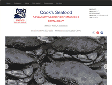 Tablet Screenshot of cooksseafood.com